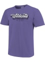 K-State Wildcats Womens Comfort Colors T-Shirt - Purple