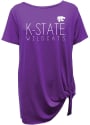 K-State Wildcats Womens Annissa T-Shirt - Purple