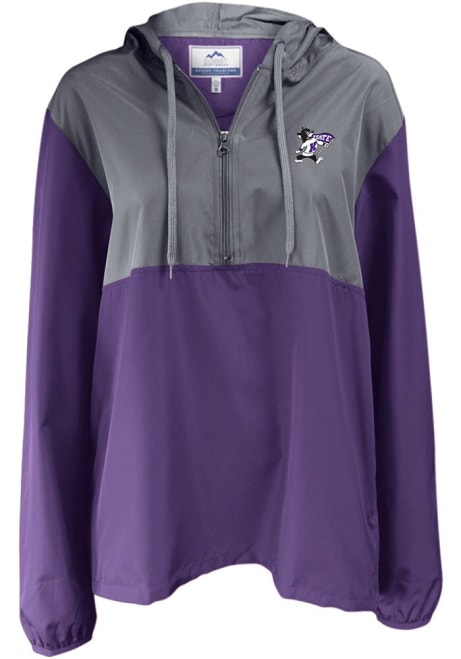 Womens Purple K-State Wildcats Anorak Light Weight Jacket