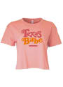 Texas Women's Desert Pink Babe Cropped Short Sleeve T-Shirt