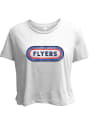 Dayton Flyers Womens Ombre Oval T-Shirt - White