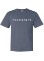 Penn State Nittany Lions Womens Wordmark Dots T-Shirt - Navy Blue