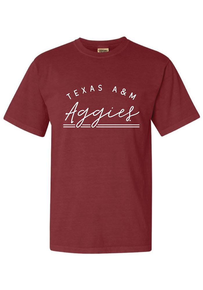 Summit Sportswear Texas A&M Aggies Womens MAROON New Basic T