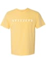 Wichita State Shockers Womens Wordmark Dots T-Shirt - Yellow