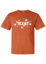 Texas Women's Orange Wordmark Stars Short Sleeve T-Shirt