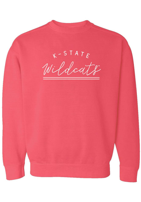 Womens Pink K-State Wildcats New Classic Crew Sweatshirt