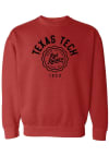Main image for Texas Tech Red Raiders Womens Red Seal Script Crew Sweatshirt