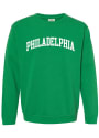 Philadelphia Women's Clover Green Wordmark Unisex Long Sleeve Crew Sweatshirt