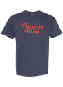 Illinois Fighting Illini Womens Funky Font T-Shirt - Blue
