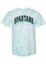 Michigan State Spartans Womens Quinn Tie Dye T-Shirt - Green