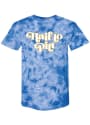 Pitt Panthers Womens Quinn Tie Dye T-Shirt - Blue