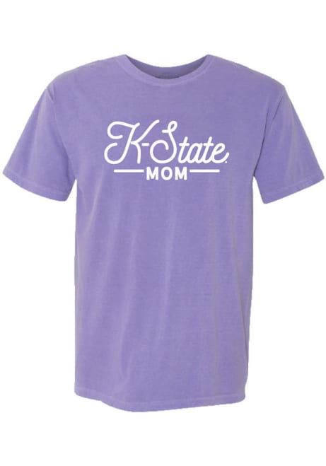 K-State Wildcats Mom Wordmark Short Sleeve T-Shirt - Purple