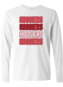 Indiana Hoosiers Womens Repeat T-Shirt - White