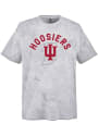 Indiana Hoosiers Womens State Shape T-Shirt - Grey