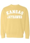 Main image for Kansas Jayhawks Womens Yellow Classic Crew Sweatshirt