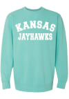 Main image for Kansas Jayhawks Womens Green Classic Crew Sweatshirt