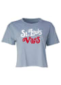 St Louis Womens Vibes T-Shirt - Light Blue