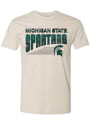Michigan State Spartans Womens Vintage T-Shirt - Natural