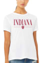Indiana Hoosiers Womens Classic T-Shirt - White