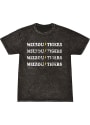 Missouri Tigers Womens Lightning Bolt T-Shirt - Black