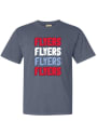 Dayton Flyers Womens Repeat Block T-Shirt - Blue