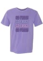 TCU Horned Frogs Womens Repeat Block T-Shirt - Purple