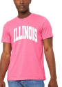 Illinois Fighting Illini Womens Classic T-Shirt - Pink
