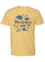Michigan Wolverines Womens Mom T-Shirt - Yellow