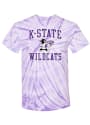 K-State Wildcats Womens Quinn Tie Dye T-Shirt - Lavender