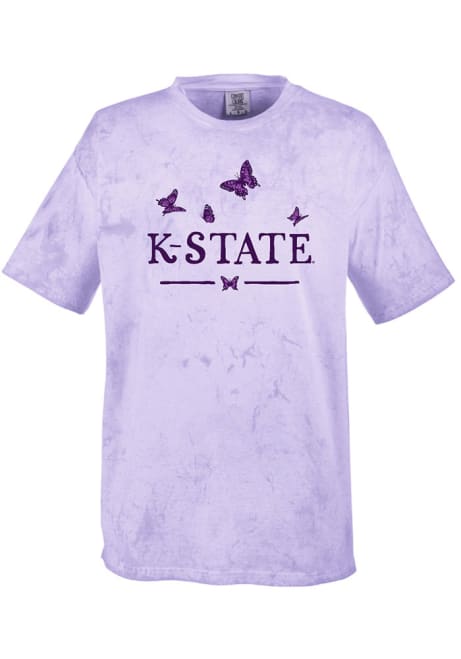 K-State Wildcats Butterfly Short Sleeve T-Shirt