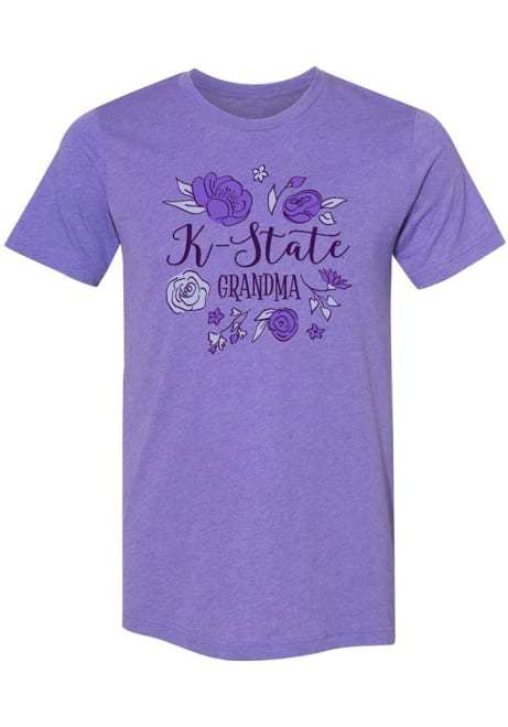 K-State Wildcats Grandma Graphic Short Sleeve T-Shirt - Purple