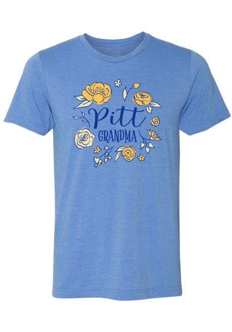 Pitt Panthers Grandma Graphic Short Sleeve T-Shirt - Blue