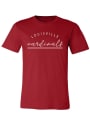 Louisville Cardinals Womens New Basic Josie T-Shirt - Red