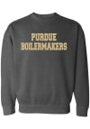 Main image for Purdue Boilermakers Womens Grey CC Simple Font Crew Sweatshirt