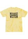 Missouri Western Griffons Womens Tie Dye T-Shirt - Yellow