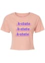K-State Wildcats Womens Jade T-Shirt - Pink