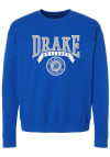 Main image for Drake Bulldogs Womens Blue Jessie Crew Sweatshirt