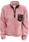 Main image for Louisville Cardinals Womens Red Jen 1/4 Zip Pullover