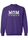 Main image for K-State Wildcats Womens Purple Block Mom Crew Sweatshirt