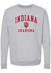 Main image for Womens Grey Indiana Hoosiers Grandma Crew Sweatshirt