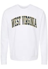 Main image for West Virginia Mountaineers Womens White Boyfriend Crew Sweatshirt