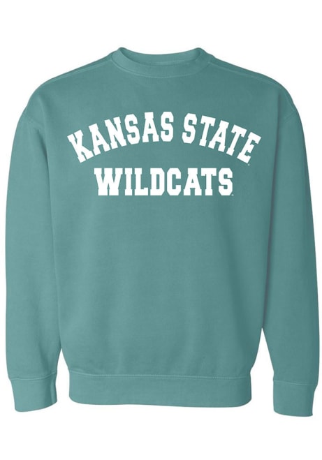 Womens Green K-State Wildcats Classic Crew Sweatshirt