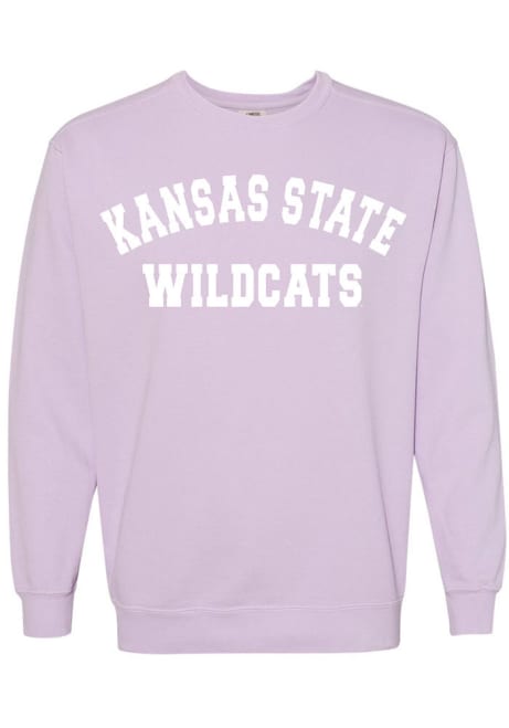 Womens Purple K-State Wildcats Classic Crew Sweatshirt