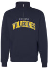 Main image for Michigan Wolverines Womens Navy Blue Jamie 1/4 Zip Pullover