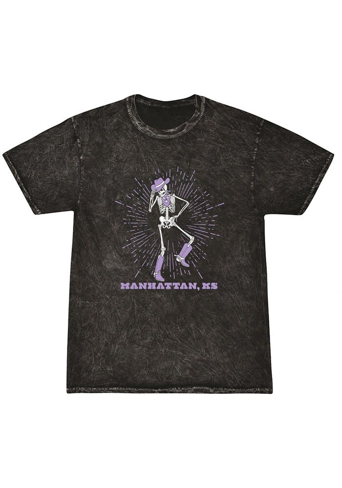 Summit Sportswear Manhattan Womens BLACK Cowboy Skeleton