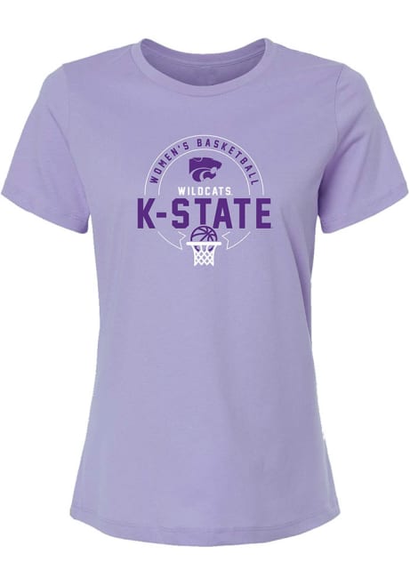 K-State Wildcats Stella Short Sleeve T-Shirt - Lavender