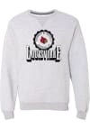 Main image for Louisville Cardinals Womens Grey Jessie Seal Crew Sweatshirt
