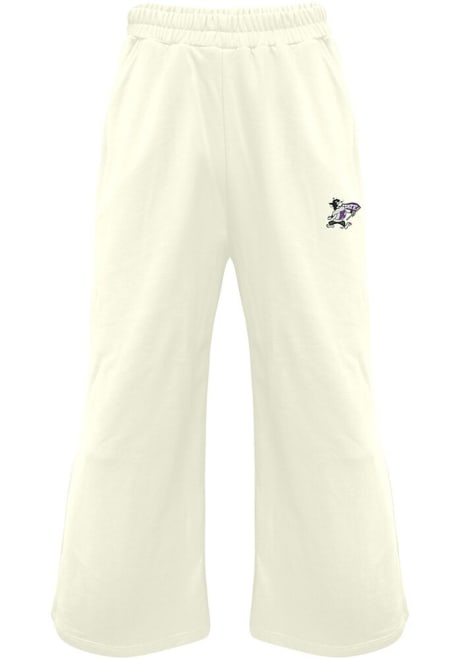 Womens White K-State Wildcats Maggie Sweatpants