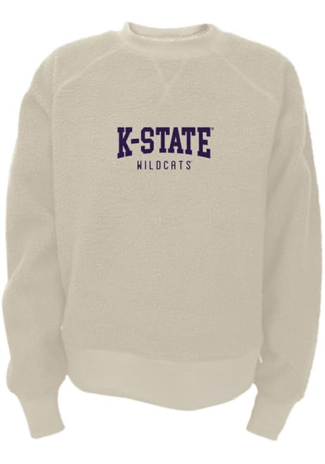 Womens Grey K-State Wildcats Michelle Crew Sweatshirt