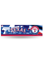 Texas Rangers 3x11 Bumper Sticker - Blue